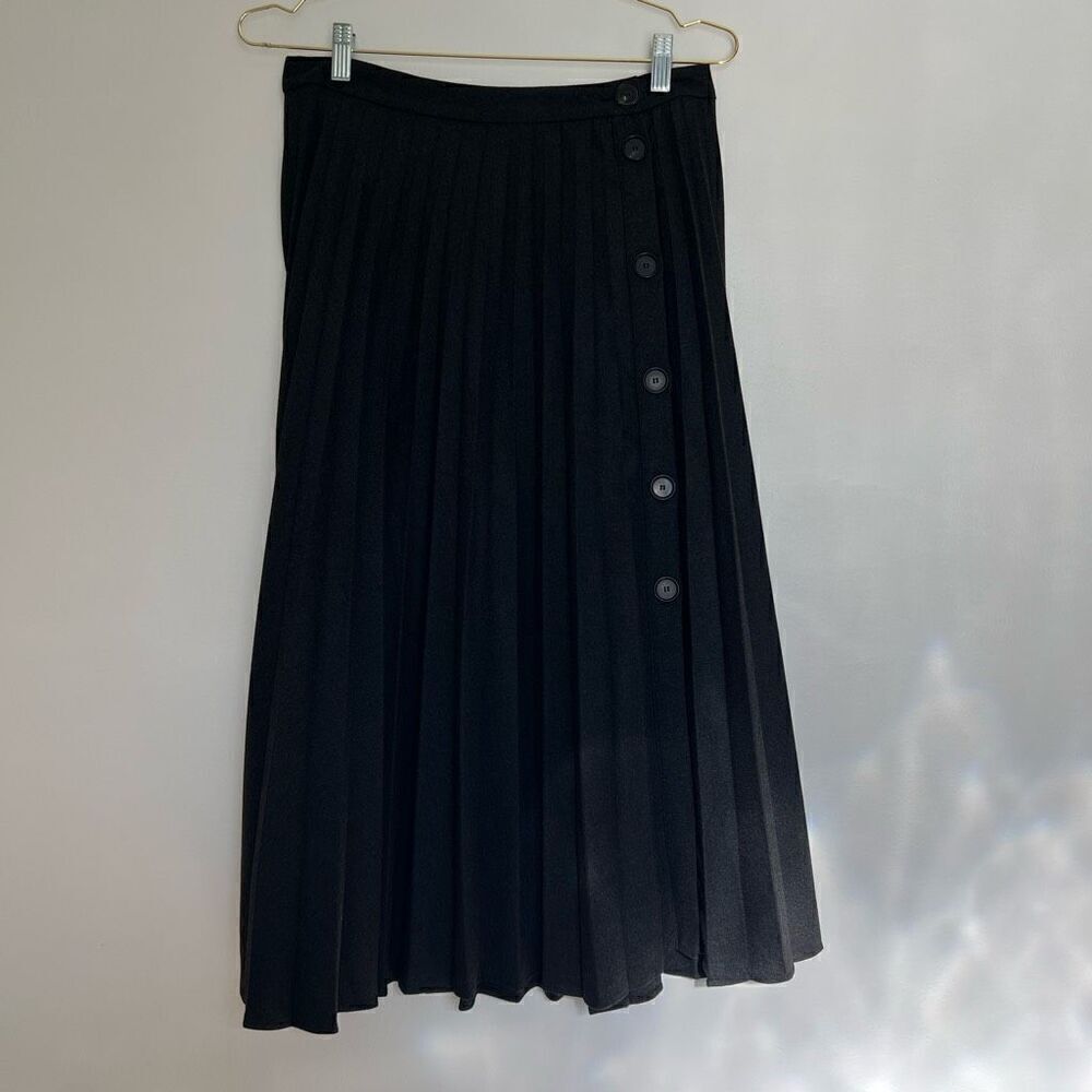 Zara Pleated Button Front Maxi Skirt Long School girl - Picture 10 of 10